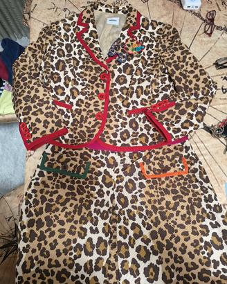 Tajer maculato donna moschino vintage