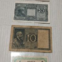 5 banconote preunitarie in Lire anni 30-40