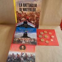 LOTTO NAPOLEONE WATERLOO EURO FDC 2015 + LIBRO