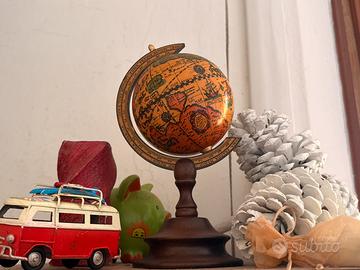 Mappamondo  da tavolo vintage-stile cartografia a’