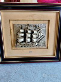 Quadro vintage in argento