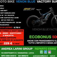 Sem moto bike venon blue vactory suntour