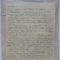 Gaston Chaissac – Lettera autografa con disegno