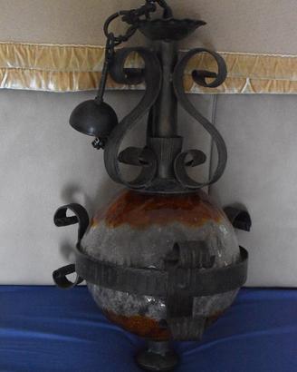 Lampadario stile rustico