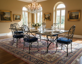 TAVOLO IN PIETRA LAVICA MIS. 200X100 CM. IN ITALIA