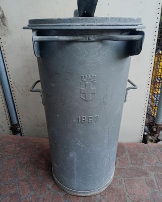 BIDONE SPAZZATURA VINTAGE 1967