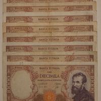 GIRO COMPLETO LIRE 10000 MICHELANGELO