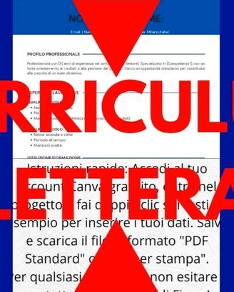 Curriculum Vitae con lettera di presentazione