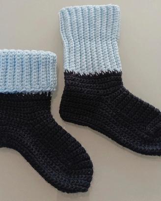 Calze Vintage per bambini fatte a mano ai ferri