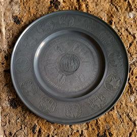 Piatto in peltro Peccato Originale