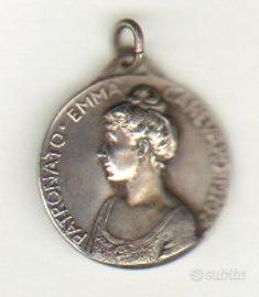 medaglia in argento Patronato Emma Canevaro