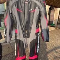 Tuta Moto In Pelle Donna Intera Spidi WIND PRO Lad
