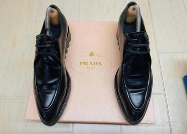 SCARPE PELLE PRADA MILANO 40