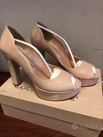 SCARPE DECOLLETE' ELEGANTI DA DONNA CON ZEPPA