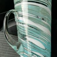 Caraffa vaso vetro murano firmata nason