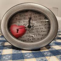 orologio ovale  da comodino 