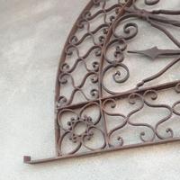 inferiata in ferro battuto antica