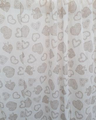 Tenda  cuori  Stile Shabby  Completa