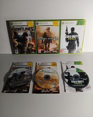 Bundle Xbox 360 - MW2, MW3, Frontlines Fuel of war