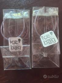 Ice Bag porta bottiglia trasparenti in PVC