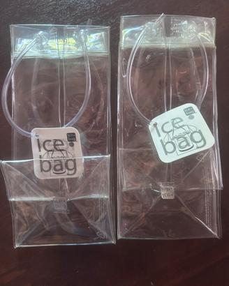 Ice Bag porta bottiglia trasparenti in PVC