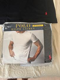 Pacchetto 3 t shirt nere Ralph Lauren originali