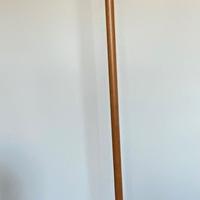 Lampada da terra. Vetro ovale temperato