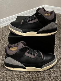 Jordan 3 Levis Retro Sp Black Denim Size 42
