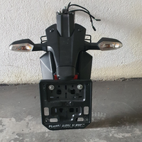 Portatarga kawasaki ER6 + frecce