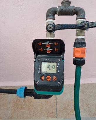 programmatore a rubinetto per irrigazione