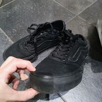 Scarpe Vans platform nere unisex