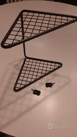 doppia mensola angolare per doccia