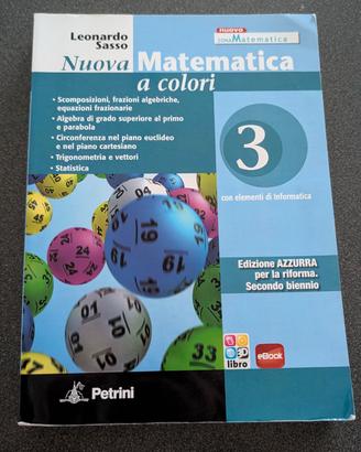 Libro scolastico: nuova  matematica a Colori (3)