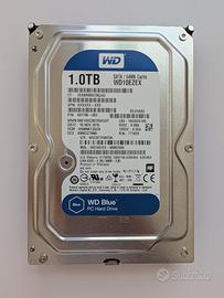 Hard Disk WD Blue 1TB 3.5" sata 7200rpm wd10ezex