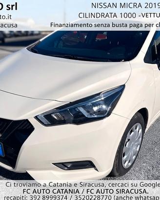 Nissan Micra 1.0 IG 12V Acenta 2019 - PARI AL NUOV