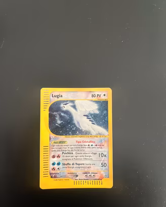 Carta Pokemon Lugia tipo cristallino Aquapolis