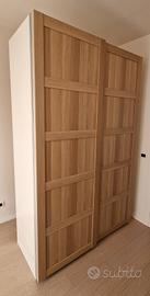Armadio IKEA PAX - BERGSBO effetto rovere