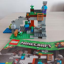Minecraft Lego- The zombie cave