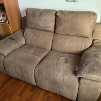 Divano reclinabile elettrico 2 posti