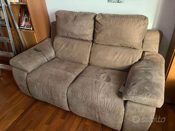 Divano reclinabile elettrico 2 posti