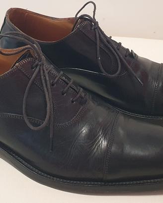 Scarpe classiche pelle nera uomo n. 43 marca Gigli