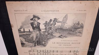 spartito musicale antico allegato l'illustration