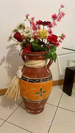 Vaso decorativo da esterno in terracotta