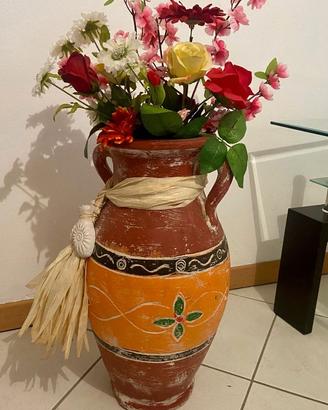 Vaso decorativo da esterno in terracotta