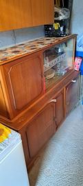 Vetrina in legno anni 60