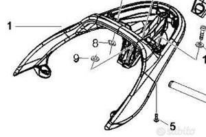 Maniglia Passeggero Piaggio Beverly grigio