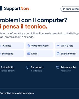 Tecnico Informatico / Siti Web / Soluzioni AI