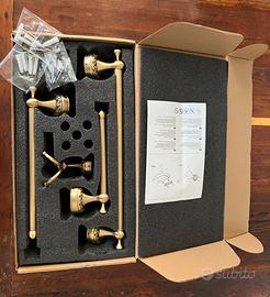 Set di portasalviette regolabili per bagno