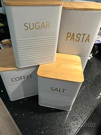 Set 4 pezzi, Contenitori da cucina