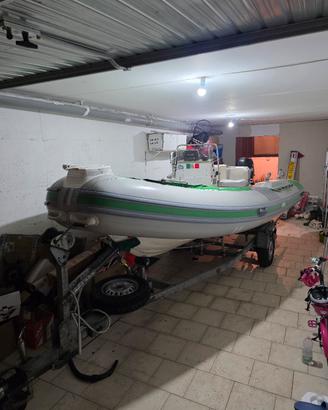 Gommone Lomac 520,Motore suzuki carrello Ellebi